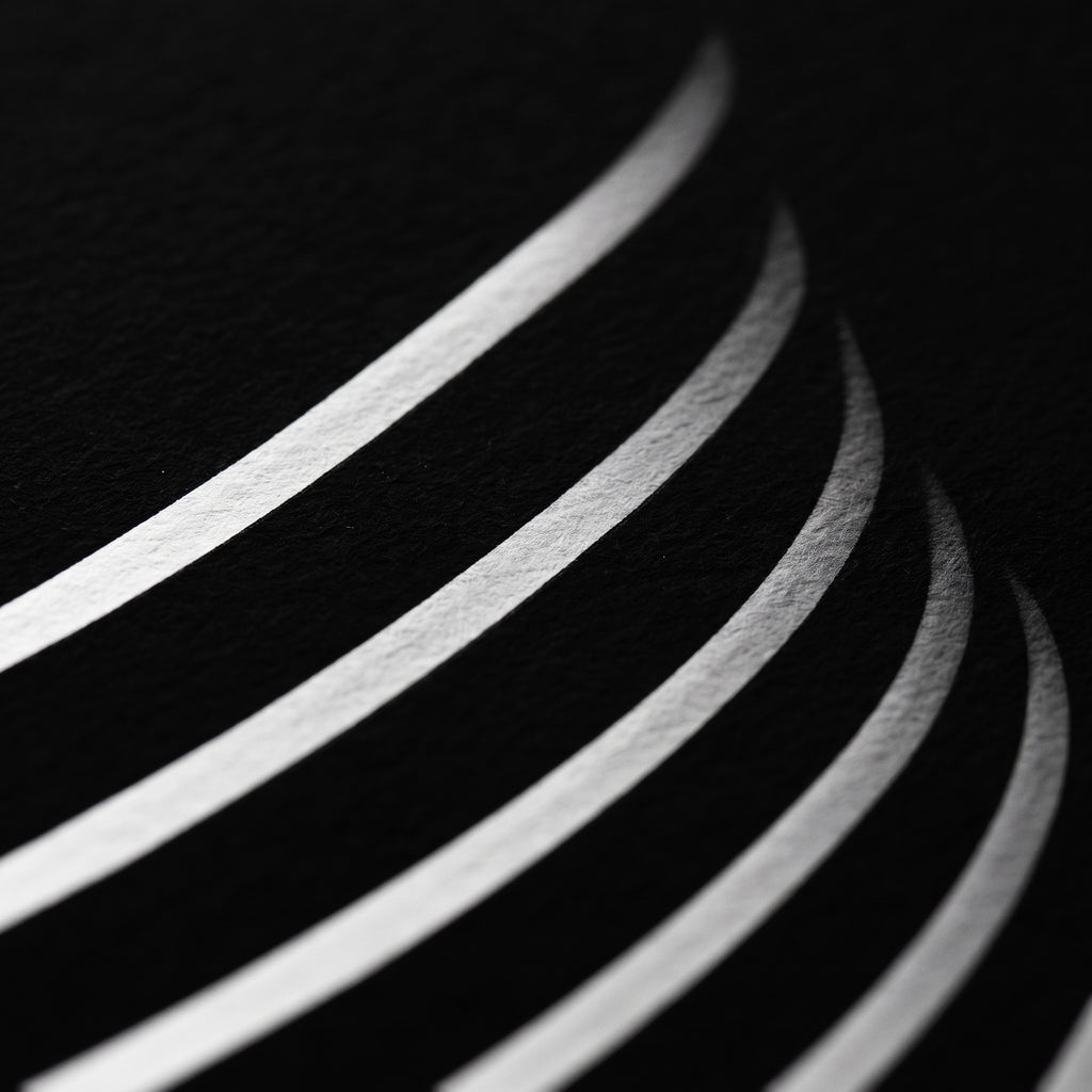 VERTIGO | Hypnotic Striped Minimalist Female Body Op Art | Luxury Multi-Print Wall Art