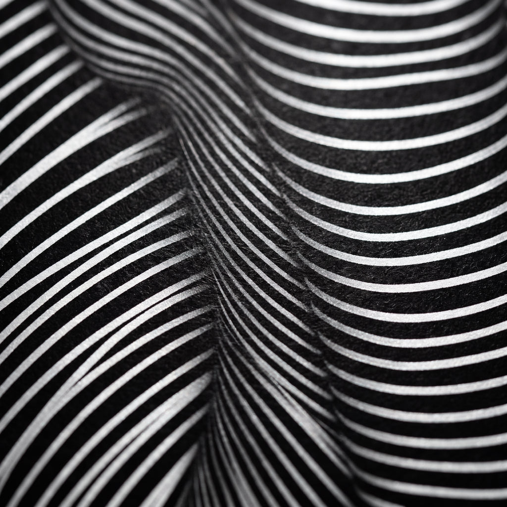 VERTIGO | Hypnotic Striped Minimalist Female Body Op Art | Luxury Multi-Print Wall Art