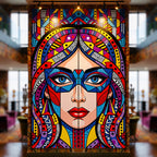 VIXEN | Vibrant Masked Female Pop Art Portrait | Multi-Print Maximalist Wall Art