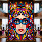 VIXEN | Vibrant Masked Female Pop Art Portrait | Multi-Print Maximalist Wall Art