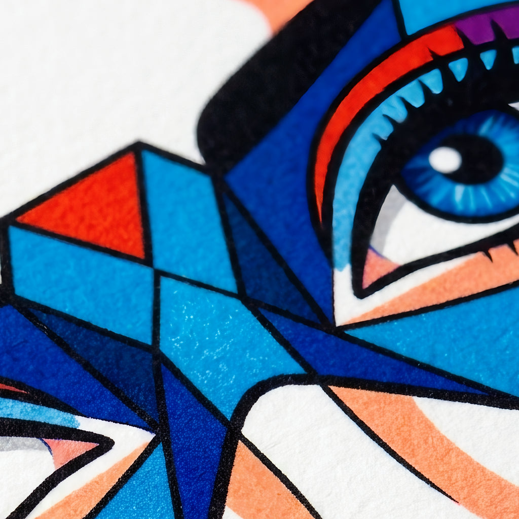 VIXEN | Vibrant Masked Female Pop Art Portrait | Multi-Print Maximalist Wall Art
