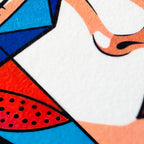 VIXEN | Vibrant Masked Female Pop Art Portrait | Multi-Print Maximalist Wall Art