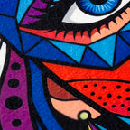 VIXEN | Vibrant Masked Female Pop Art Portrait | Multi-Print Maximalist Wall Art