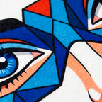 VIXEN | Vibrant Masked Female Pop Art Portrait | Multi-Print Maximalist Wall Art