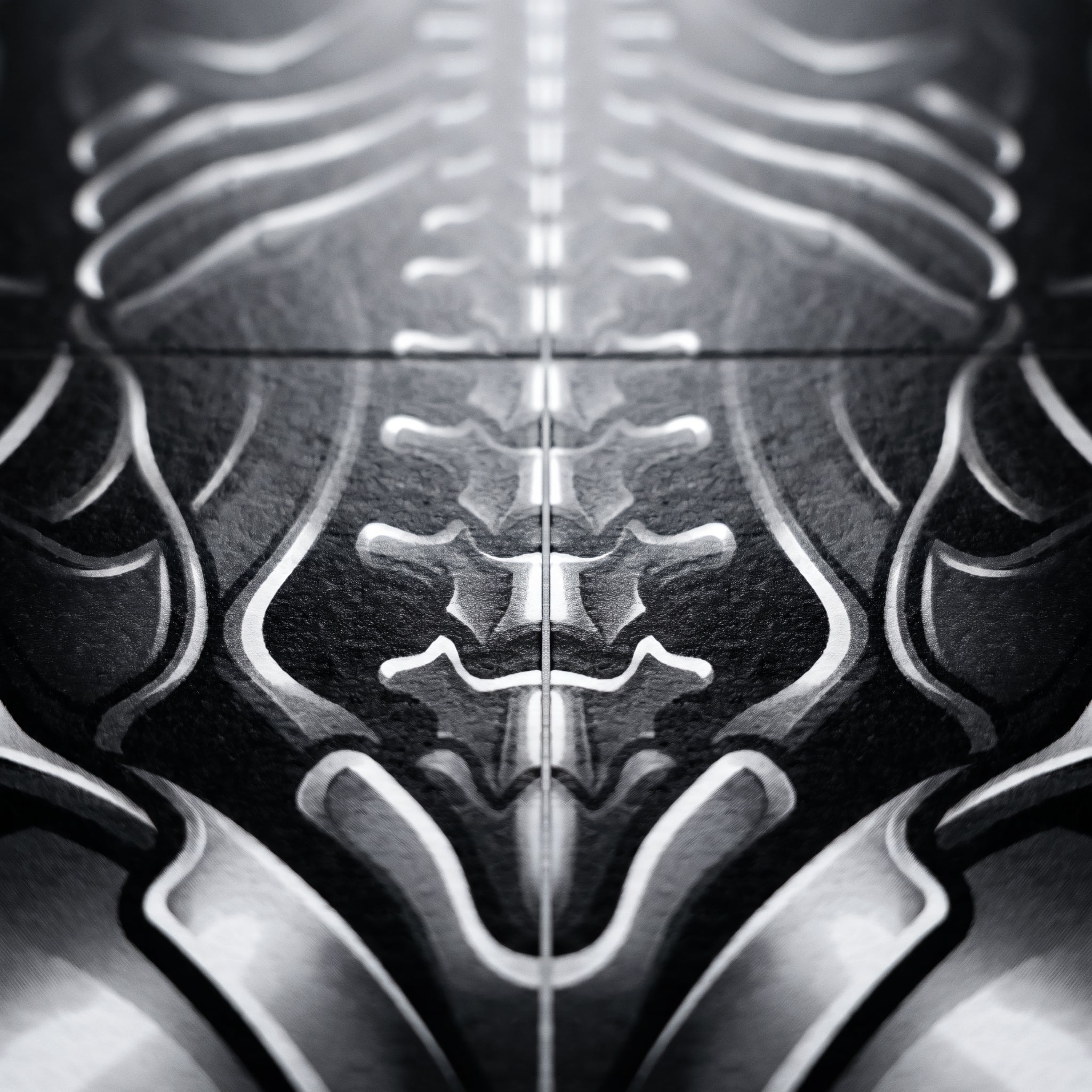 XENIA | Metallic Female Alien Cybernetic Body Op Art | Luxury Gothic Multi-Print Wall Art