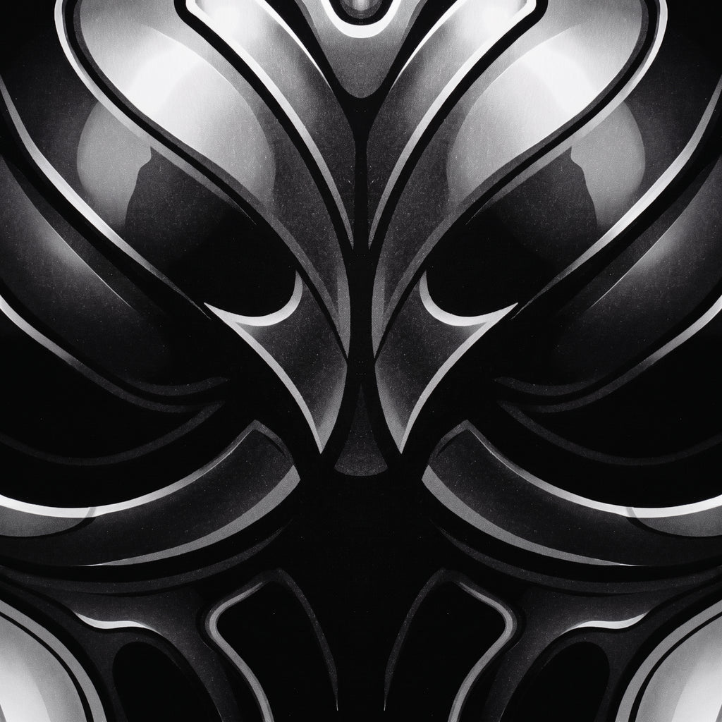 XENIA | Metallic Female Alien Cybernetic Body Op Art | Luxury Gothic Multi-Print Wall Art