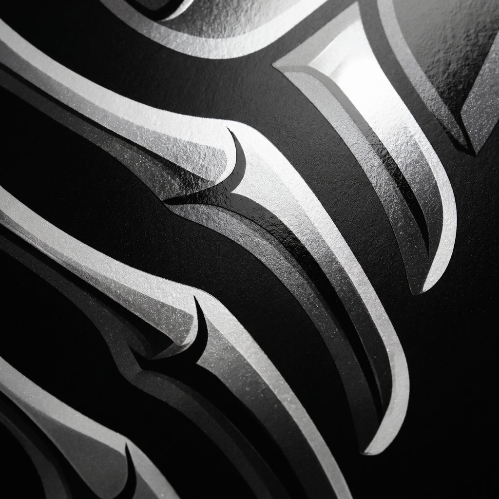 XENIA | Metallic Female Alien Cybernetic Body Op Art | Luxury Gothic Multi-Print Wall Art