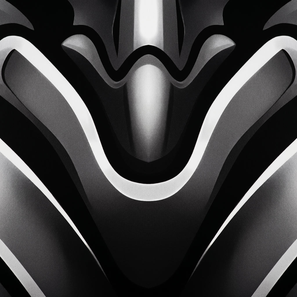 XENIA | Metallic Female Alien Cybernetic Body Op Art | Luxury Gothic Multi-Print Wall Art