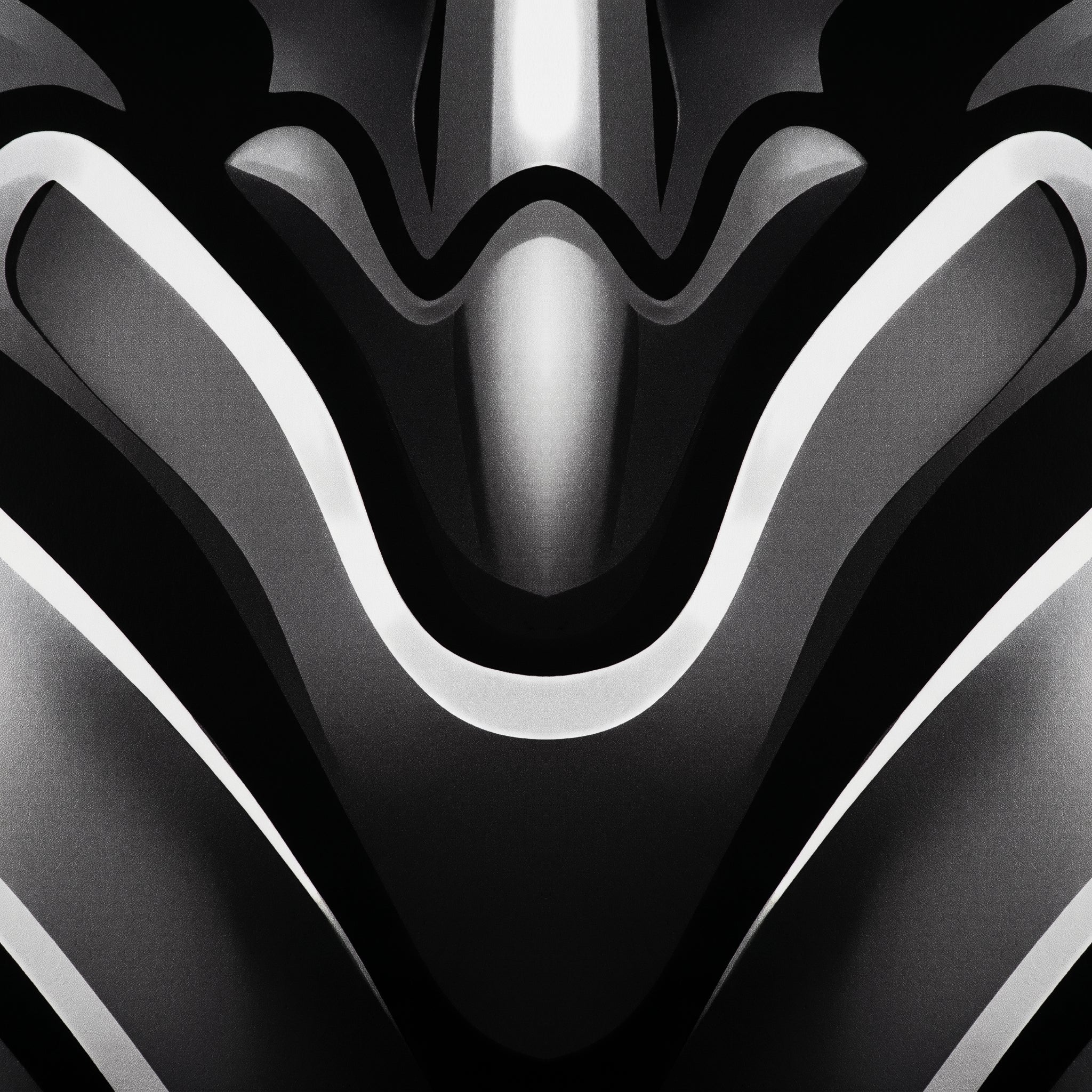 XENIA | Metallic Alien Female Cybernetic Body Wall Art | Luxury Gothic Op Art Print