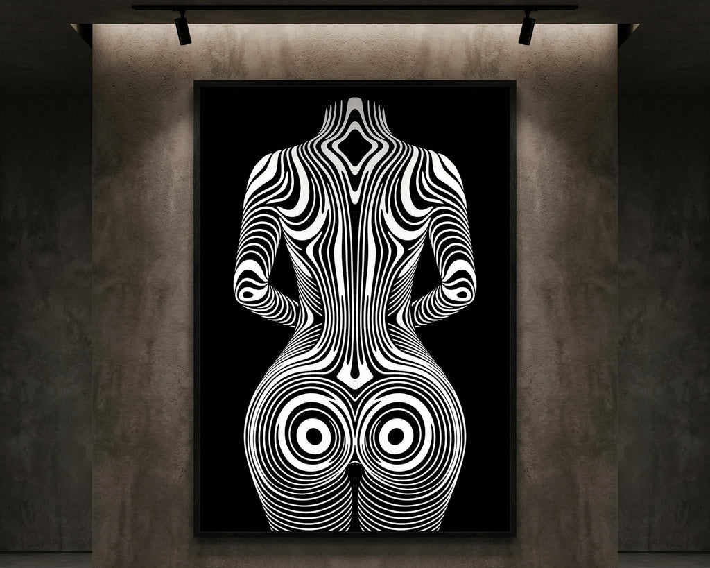 XENO | Minimalist | Female Figure | B&W | 8K - 32K