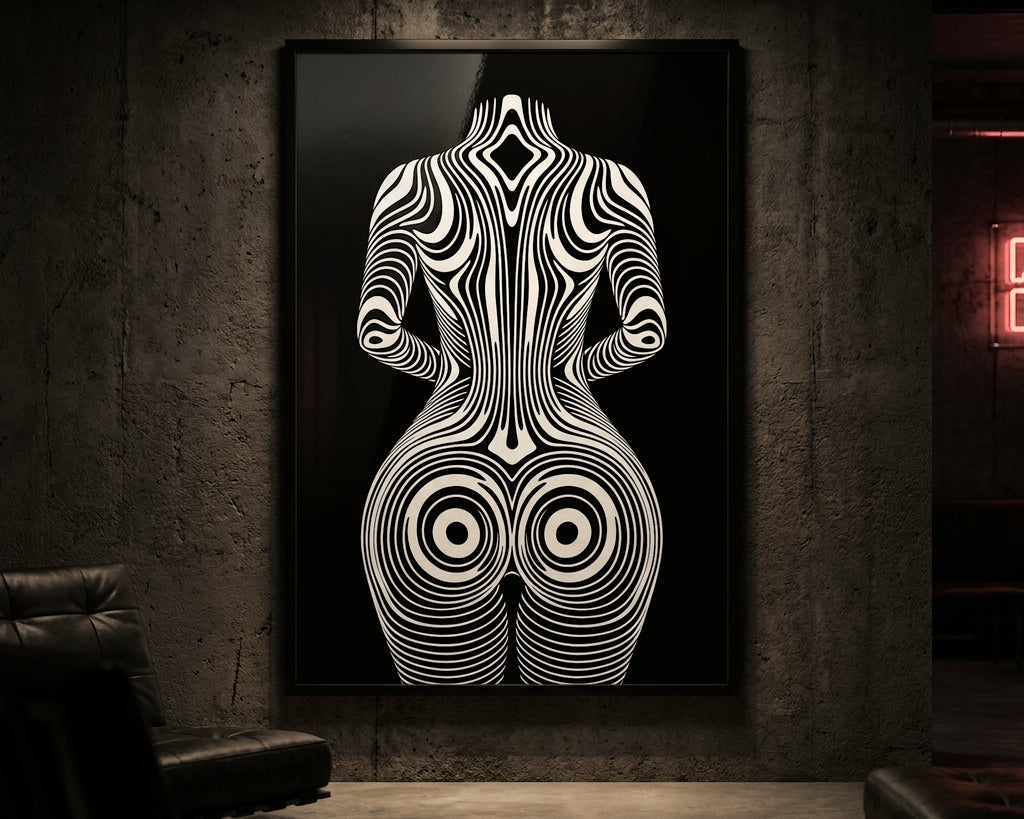 XENO | Minimalist | Female Figure | B&W | 8K - 32K