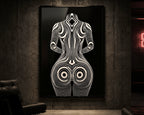 XENO | Minimalist | Female Figure | B&W | 8K - 32K