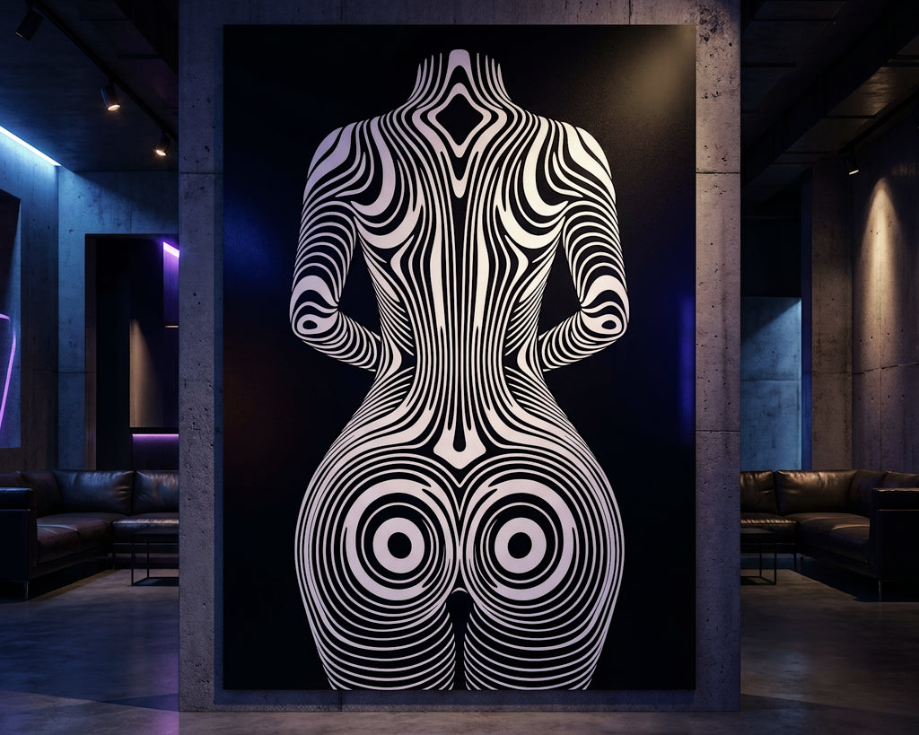 XENO | Minimalist | Female Figure | B&W | 8K - 32K