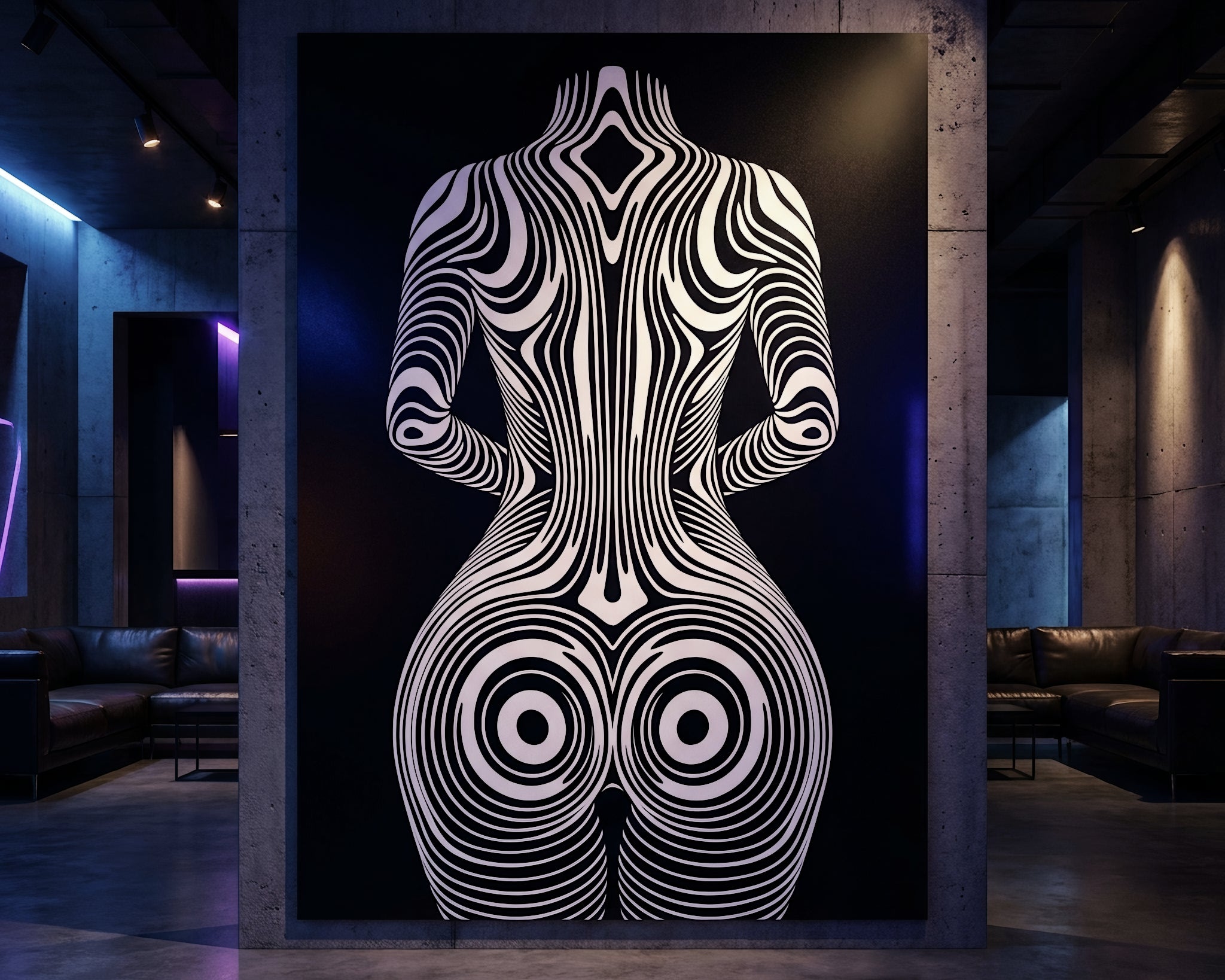 XENO | Minimalist | Female Figure | B&W | 8K - 32K