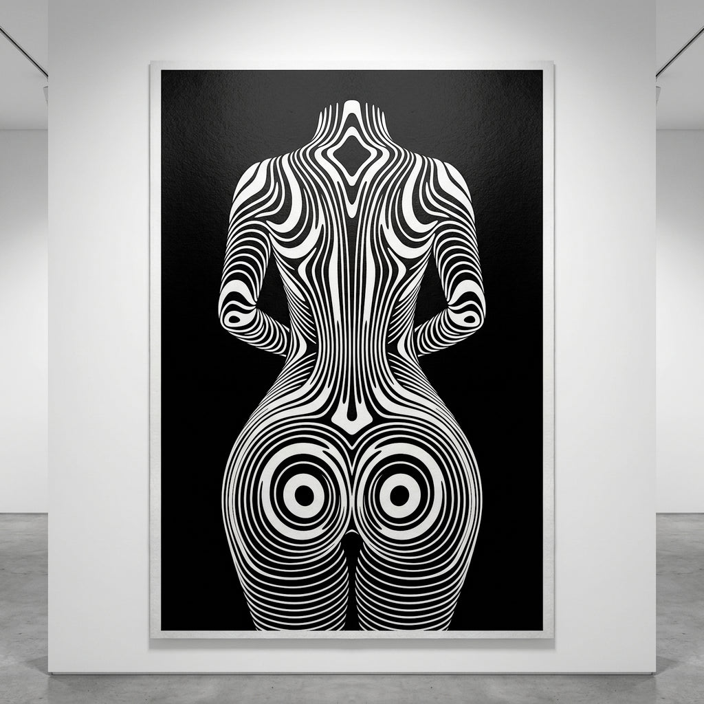 XENO | Minimalist | Female Figure | B&W | 8K - 32K