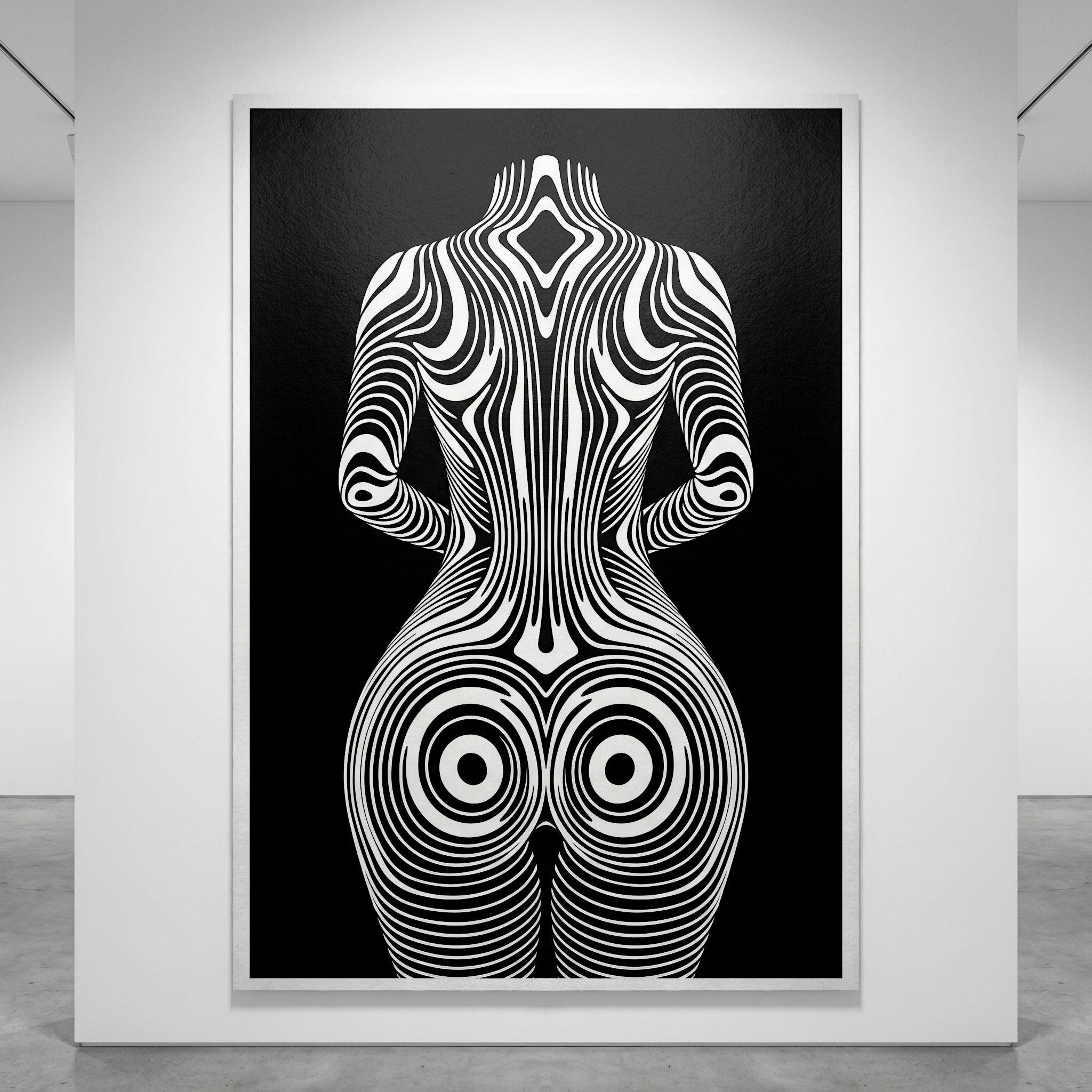 XENO | Minimalist | Female Figure | B&W | 8K - 32K