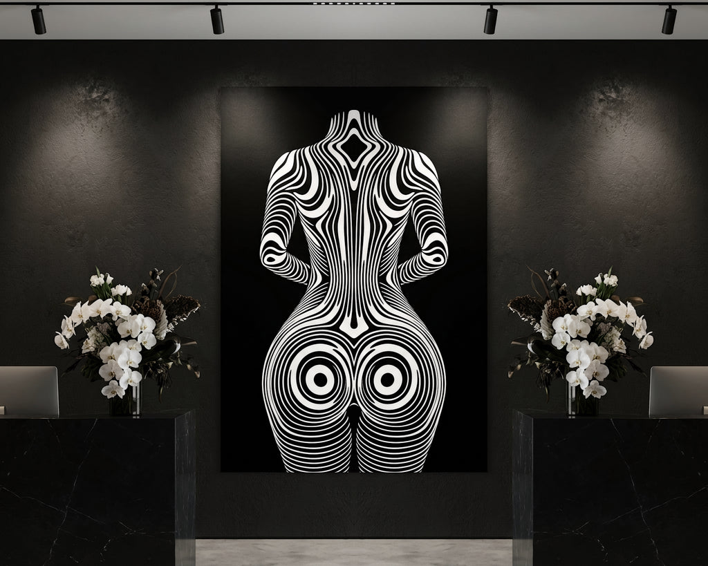 XENO | Minimalist | Female Figure | B&W | 8K - 32K