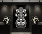 XENO | Minimalist | Female Figure | B&W | 8K - 32K