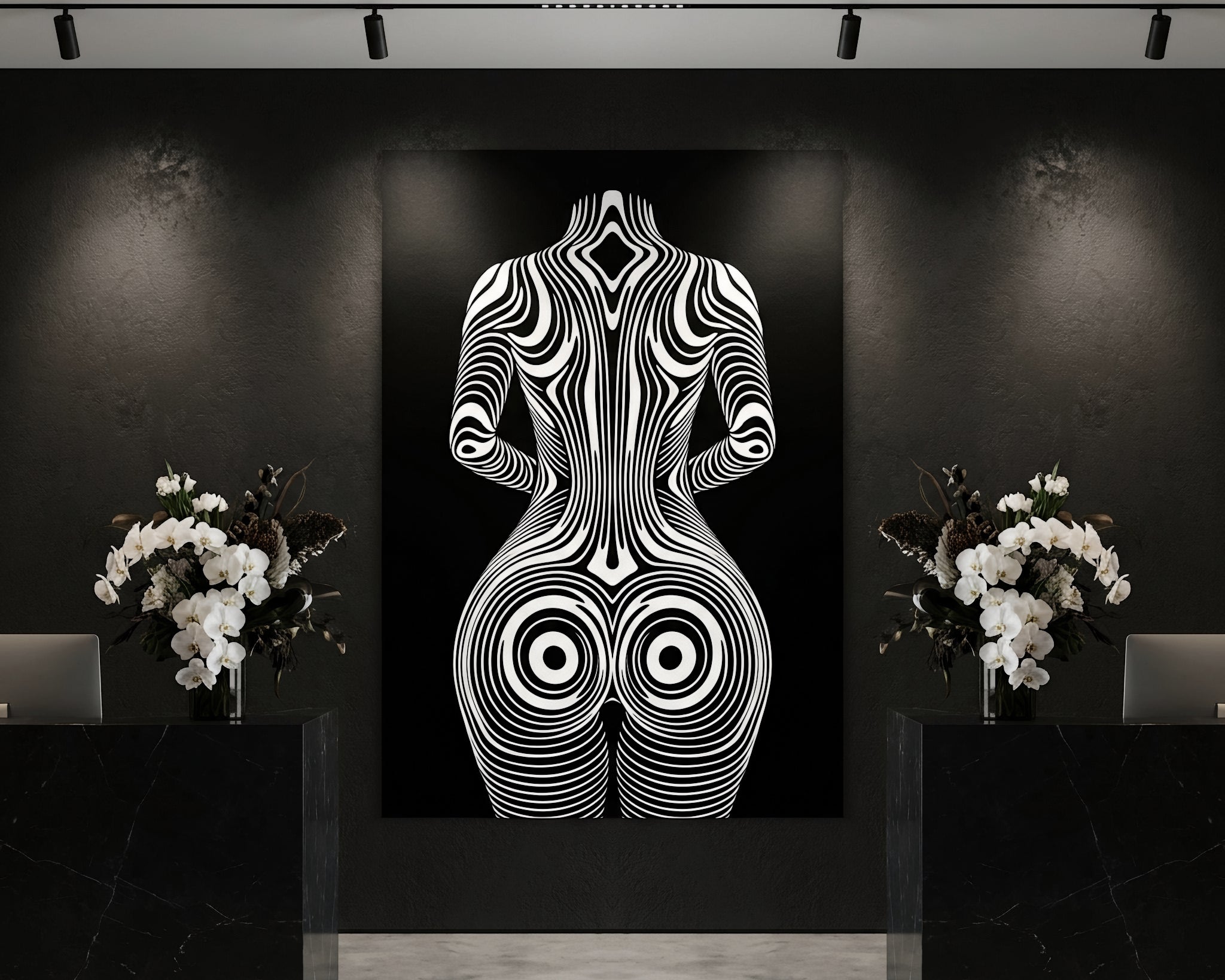XENO | Minimalist | Female Figure | B&W | 8K - 32K