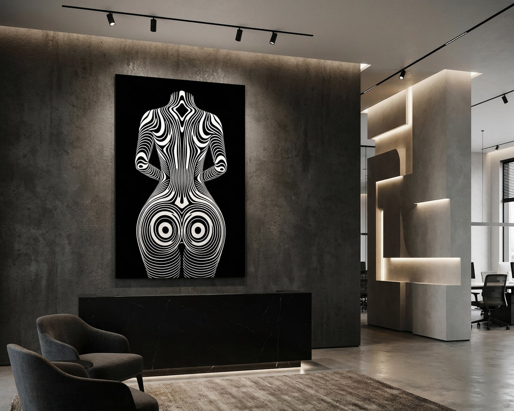 XENO | Minimalist | Female Figure | B&W | 8K - 32K