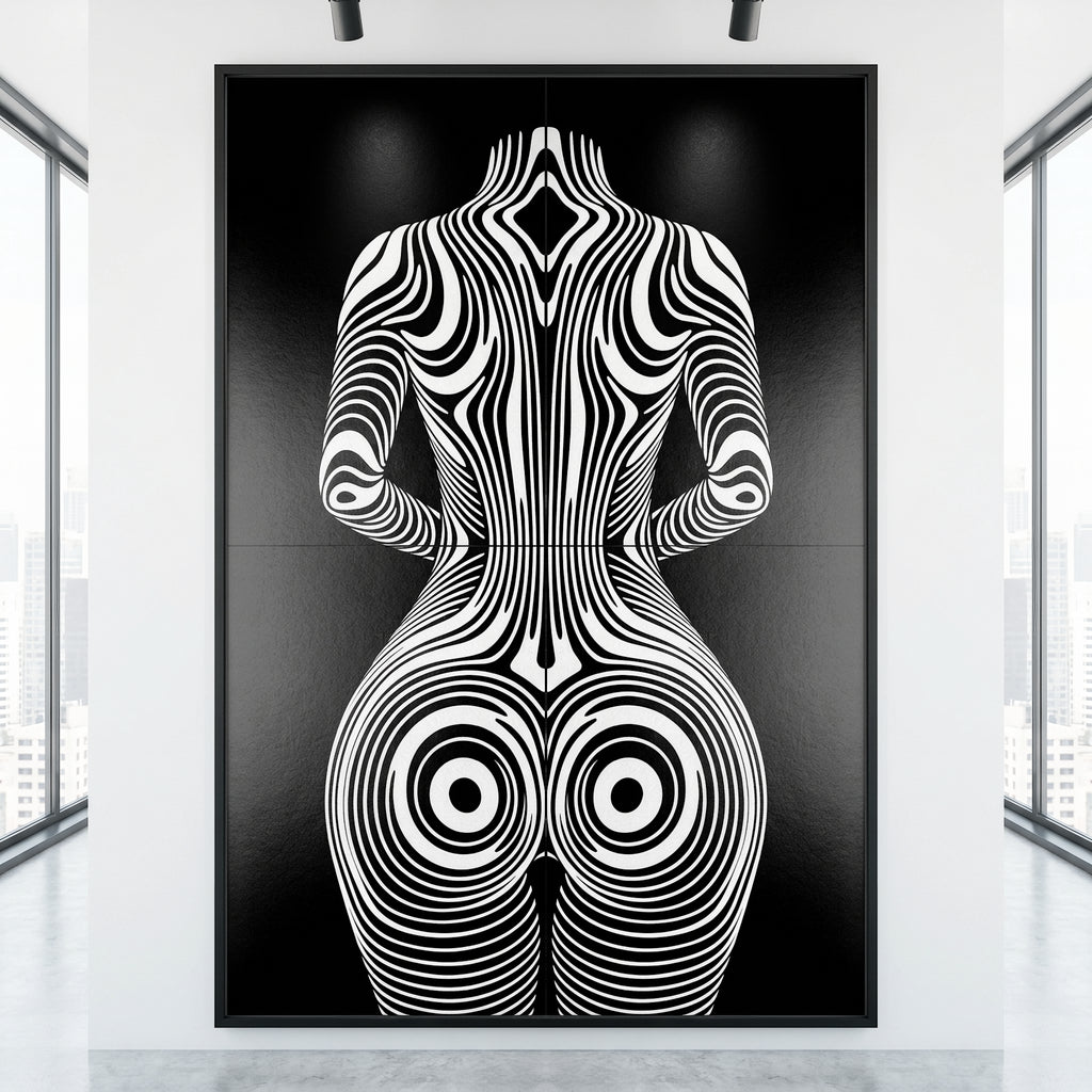 XENO | Minimalist | Female Figure | B&W | 8K - 32K