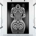 XENO | Minimalist | Female Figure | B&W | 8K - 32K