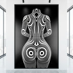XENO | Minimalist | Female Figure | B&W | 8K - 32K