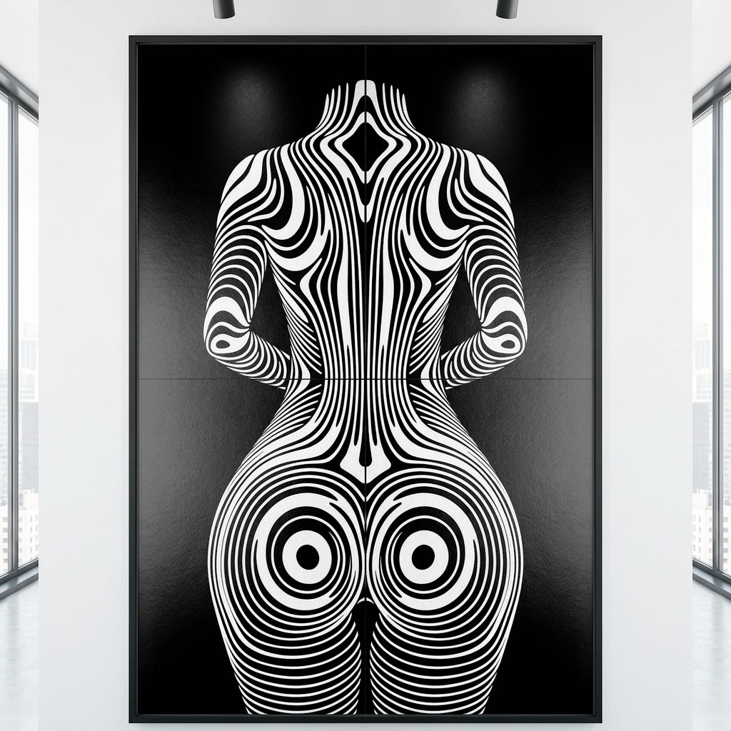 XENO | Minimalist | Female Figure | B&W | 8K - 32K