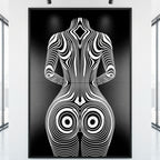 XENO | Minimalist | Female Figure | B&W | 8K - 32K