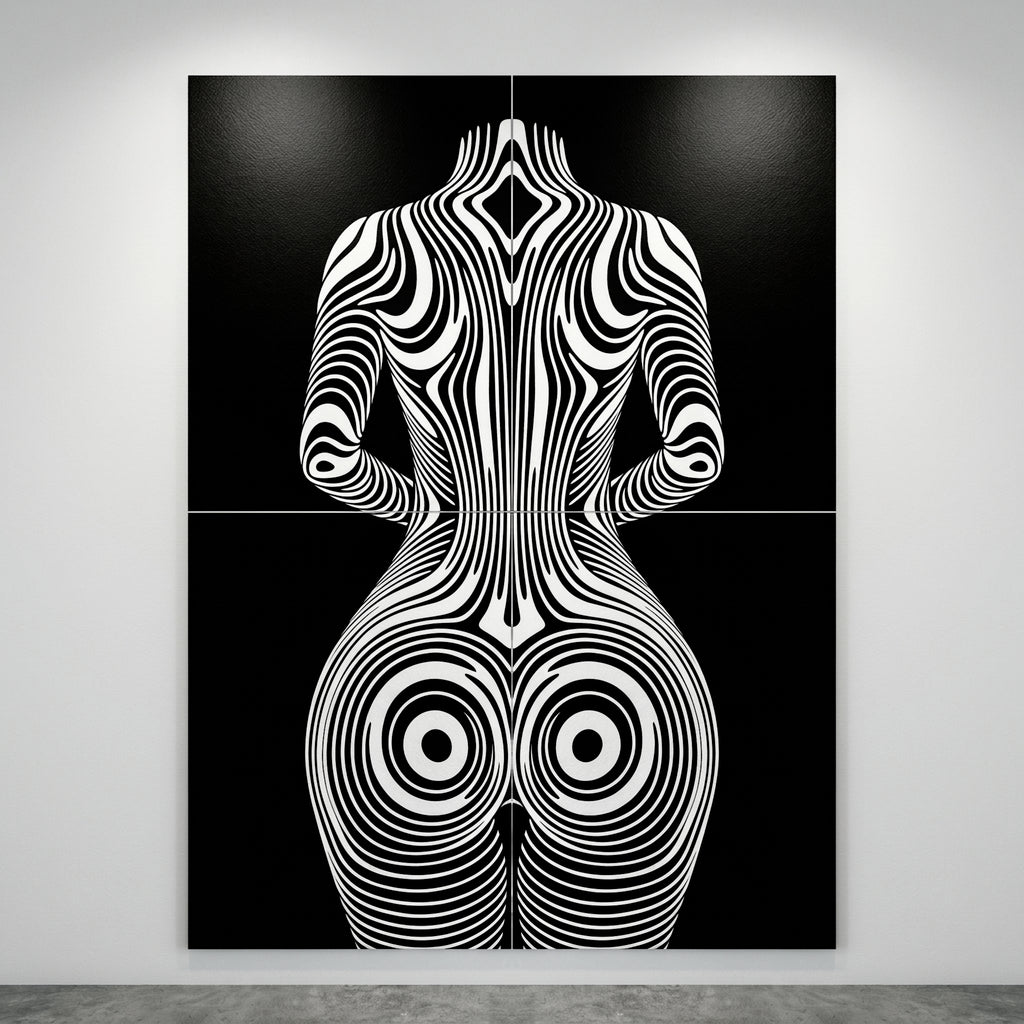 XENO | Minimalist | Female Figure | B&W | 8K - 32K