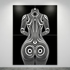 XENO | Minimalist | Female Figure | B&W | 8K - 32K