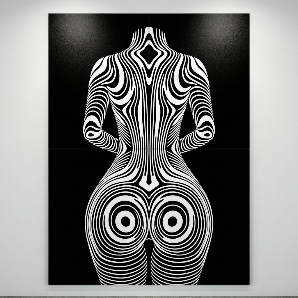 XENO | Minimalist | Female Figure | B&W | 8K - 32K
