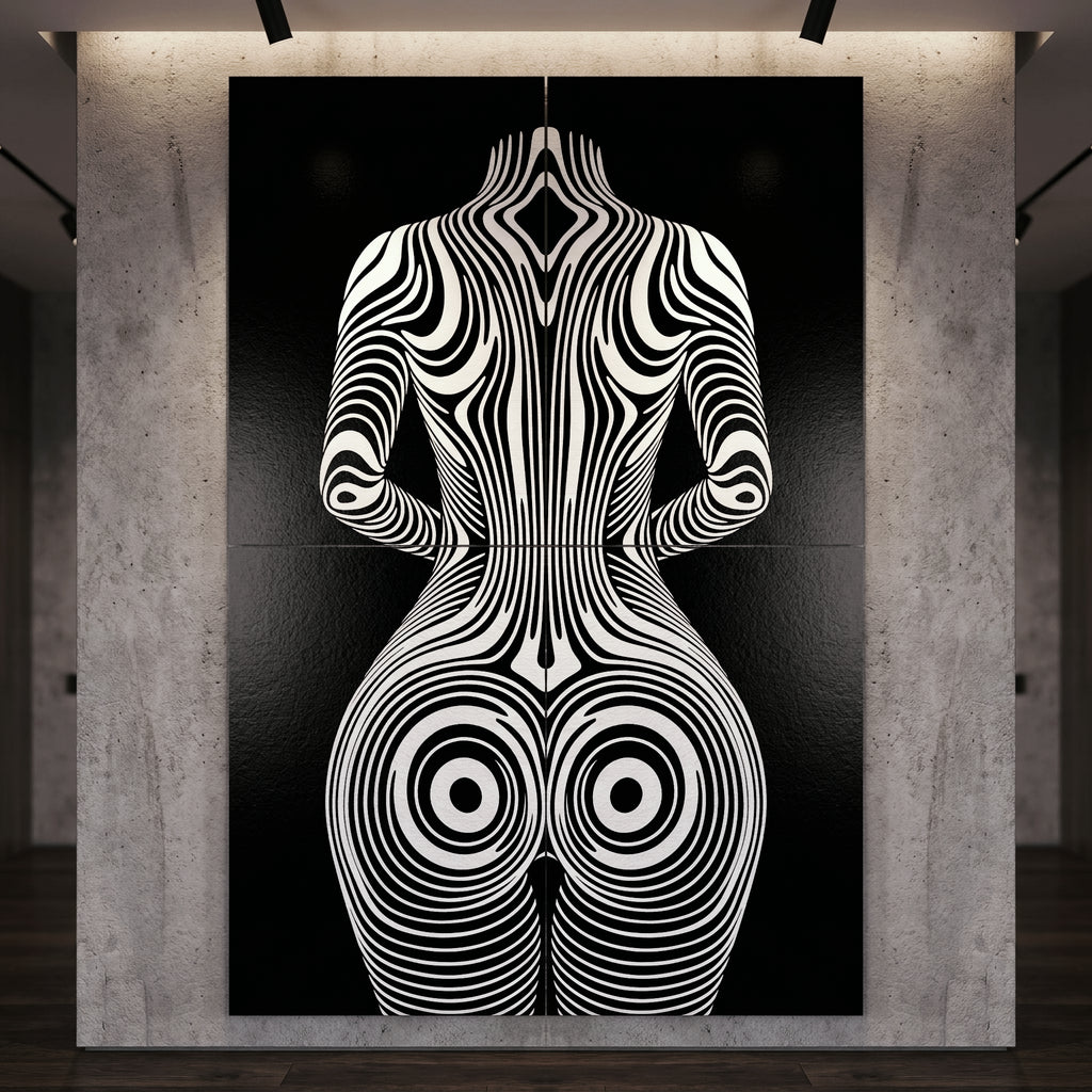 XENO | Minimalist | Female Figure | B&W | 8K - 32K