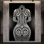 XENO | Minimalist | Female Figure | B&W | 8K - 32K