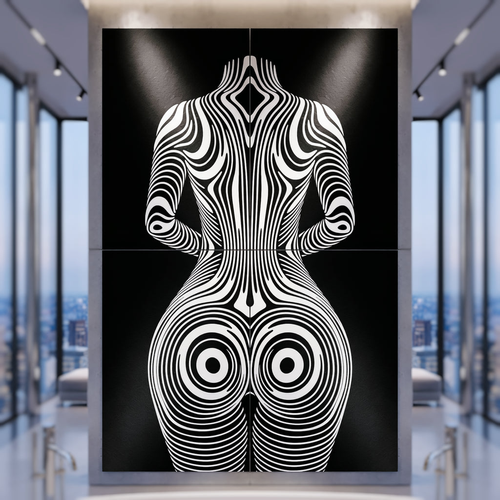 XENO | Minimalist Sci-Fi Female Body Wall Art | Multi-Print Luxury Wall Art