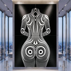 XENO | Minimalist Sci-Fi Female Body Wall Art | Multi-Print Luxury Wall Art
