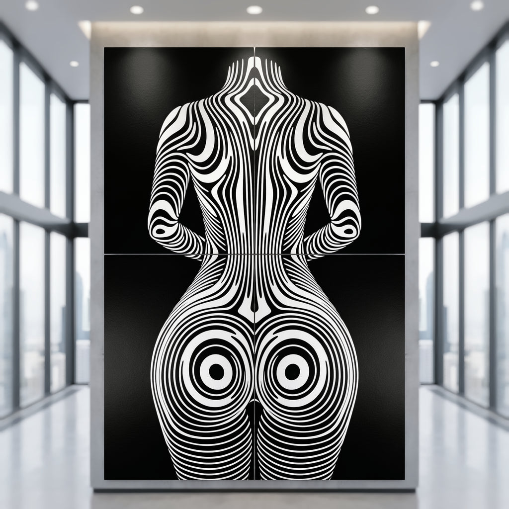 XENO | Minimalist Sci-Fi Female Body Wall Art | Multi-Print Luxury Wall Art
