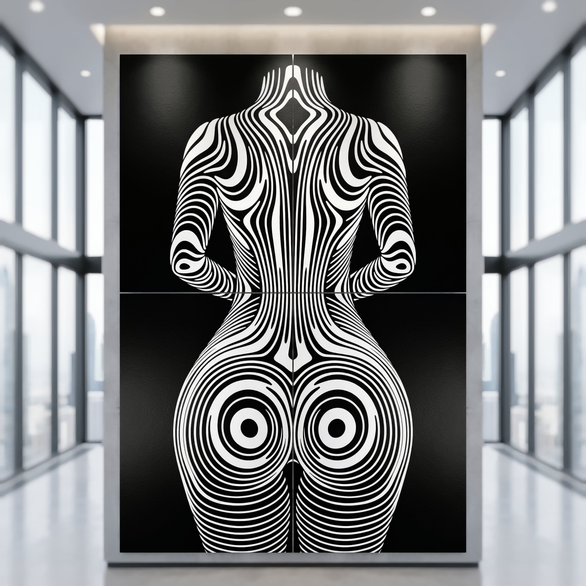 XENO | Minimalist Sci-Fi Female Body Wall Art | Multi-Print Luxury Wall Art