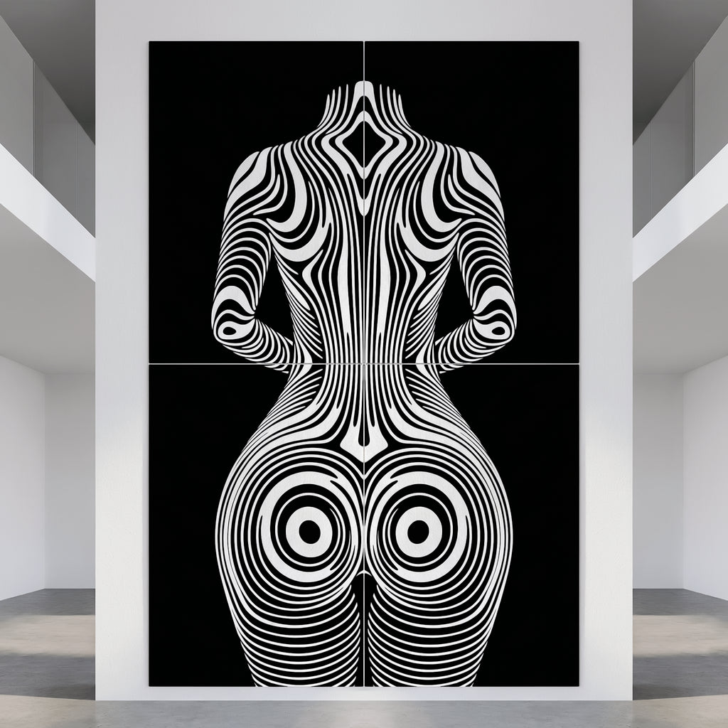 XENO | Minimalist Sci-Fi Female Body Wall Art | Multi-Print Luxury Wall Art