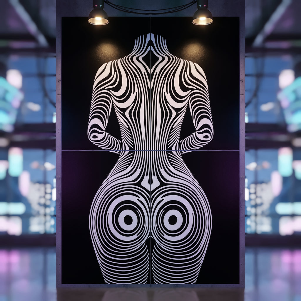XENO | Minimalist Sci-Fi Female Body Wall Art | Multi-Print Luxury Wall Art