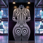 XENO | Minimalist Sci-Fi Female Body Wall Art | Multi-Print Luxury Wall Art