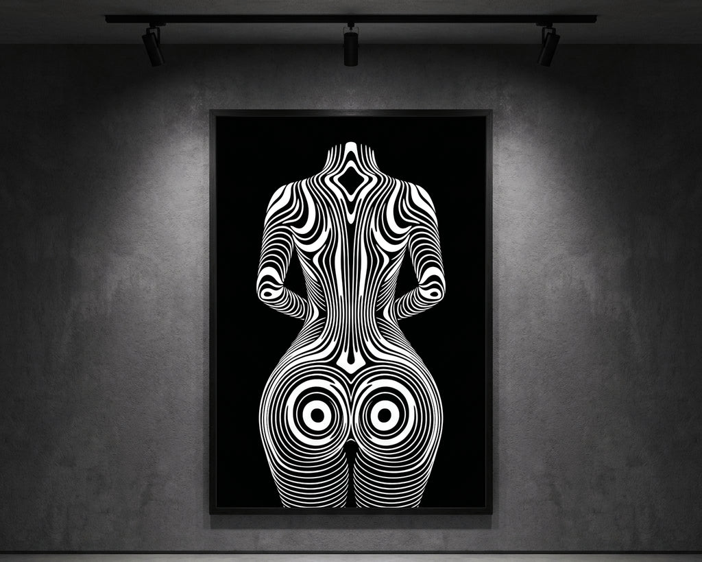 XENO | Minimalist | Female Figure | B&W | 8K - 32K