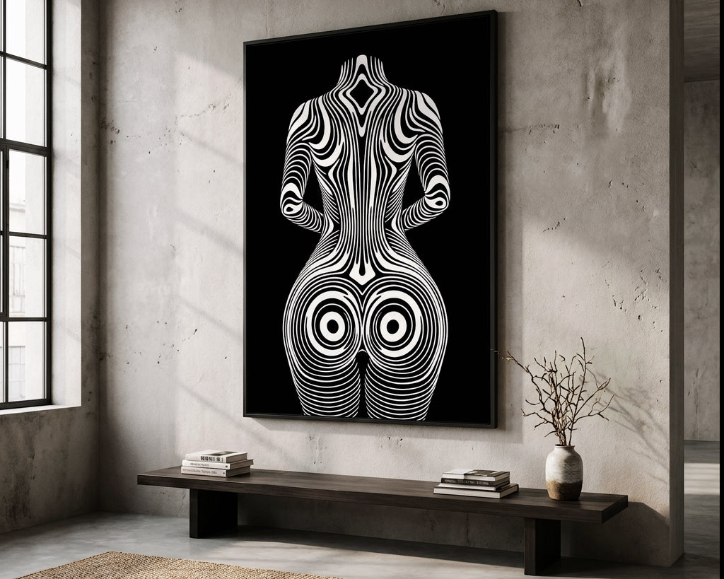 XENO | Minimalist | Female Figure | B&W | 8K - 32K