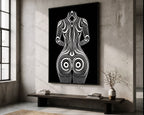 XENO | Minimalist | Female Figure | B&W | 8K - 32K
