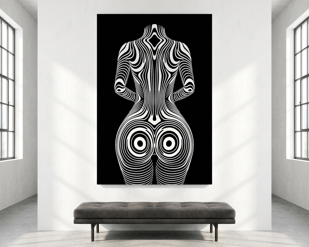 XENO | Minimalist | Female Figure | B&W | 8K - 32K