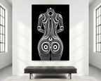 XENO | Minimalist | Female Figure | B&W | 8K - 32K