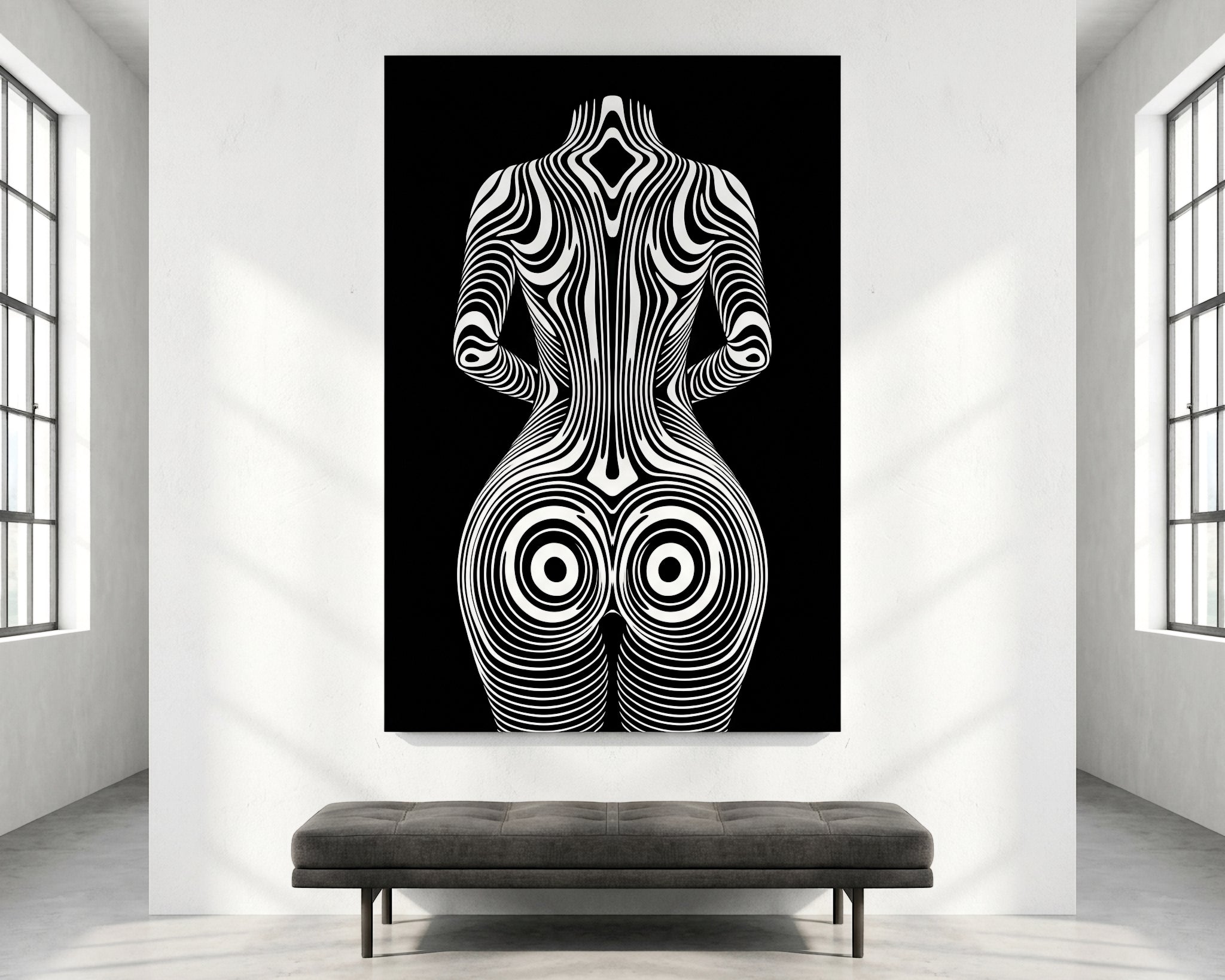 XENO | Minimalist | Female Figure | B&W | 8K - 32K