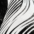 XENO | Minimalist Sci-Fi Female Figure Op Art Print | Luxury Wall Art