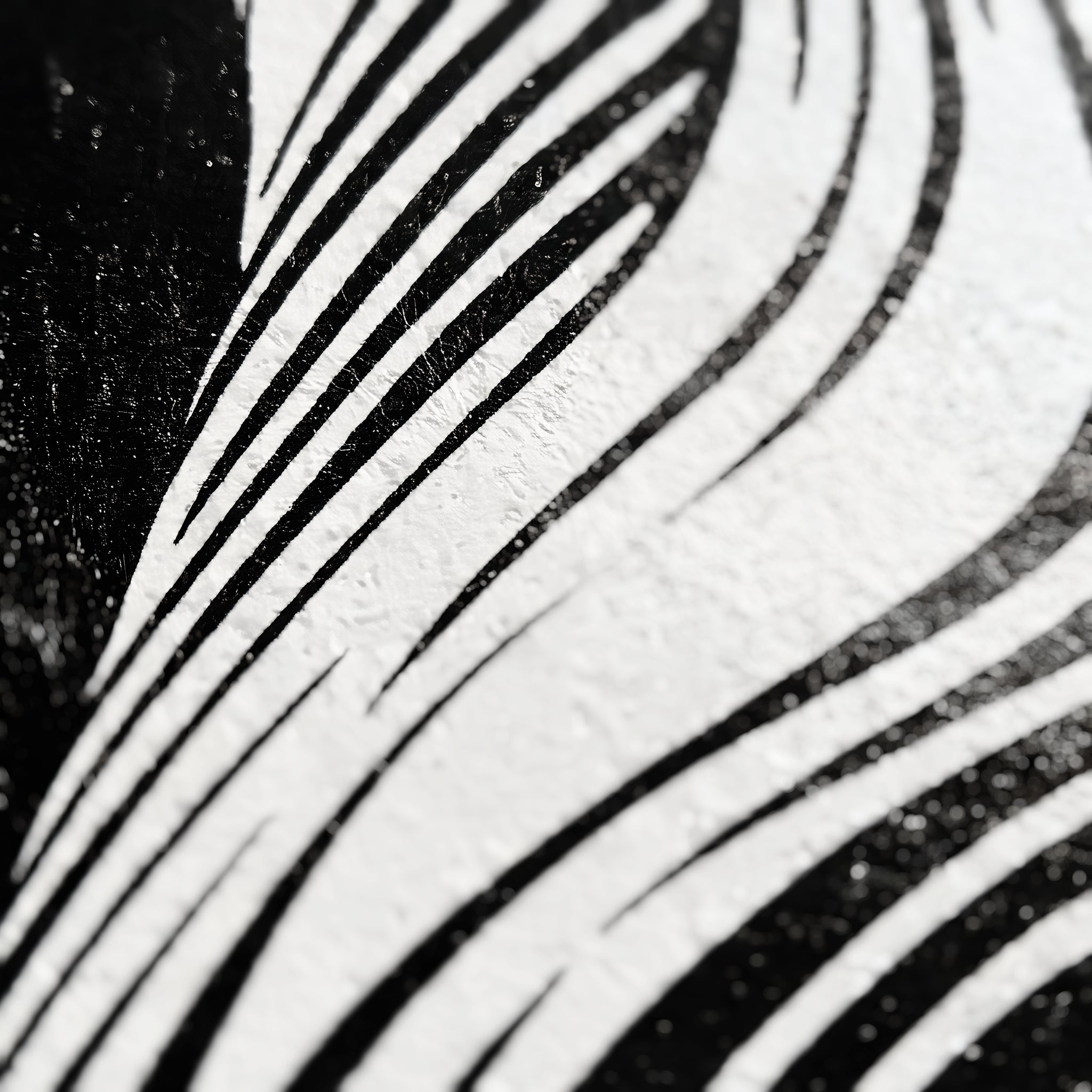 XENO | Minimalist Sci-Fi Female Figure Op Art Print | Luxury Wall Art