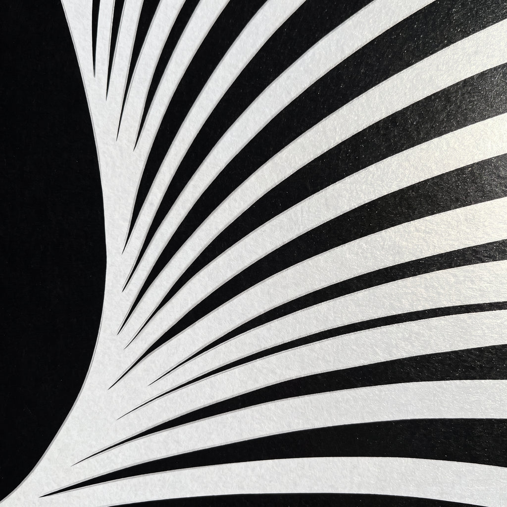 ZEPHYR | Elegant Abstract Female Figure Op Art | Luxury Multi-Print Wall Art | 1-Of-1